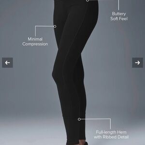 ALO Yoga Alosoft Black Leggings